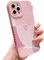 HZYKDWD Kompatibel mit iPhone 11 Pro Hülle,Süße Aesthetic Herz Kunst Muster Handyhülle Kameraschutz TPU stoßfeste Phone Case for iPhone 11 Pro Damen Mädchen-Rosa