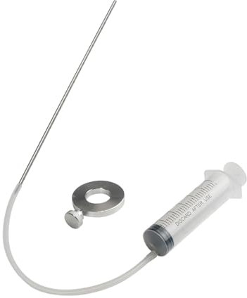 Shkalacar Strumento Livello Olio Forcella Moto, Indicatore Livello Olio Forcella Kit Strumenti Olio Forcella Indicatore Livello Olio Sospensione Forcella 60 ml con Anello Regolabile