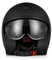 ORIGINE Jet-Motorradhelm mit Schutzbrille, ECE 22-06-Zulassung (SOLID MATT Black, XL)