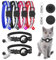 KitoLee Airtag Katzenhalsband Reflektierend Mit Glöckchen (4 Farben, 2 Apple Airtag-Halter und 2 ID-Tags)