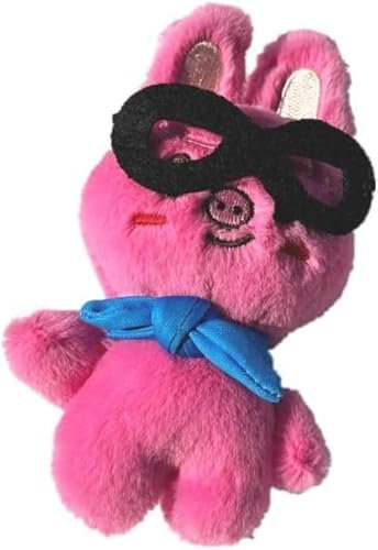 Porte-clés Kpop StrayKids de 10 cm avec poupée en peluche SKZoo pour les fans (Dwaekki)