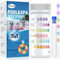 Pawfly 7 En 1 Bandelettes De Test Pour Piscine Spa Et Bandelettes De Test Pour Spa, 150 Bandelettes Rapides Et Précises, Kit d'Analyse De l'Eau De Piscine Pour Ph Chlore Libre Chlore Total Dureté Brom