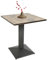 Tisch 60x60，Gartentisch, Holz Tisch, Balkontisch,Tischplatte,Esstisch 60x60cm(Klassische Holzmaserung)