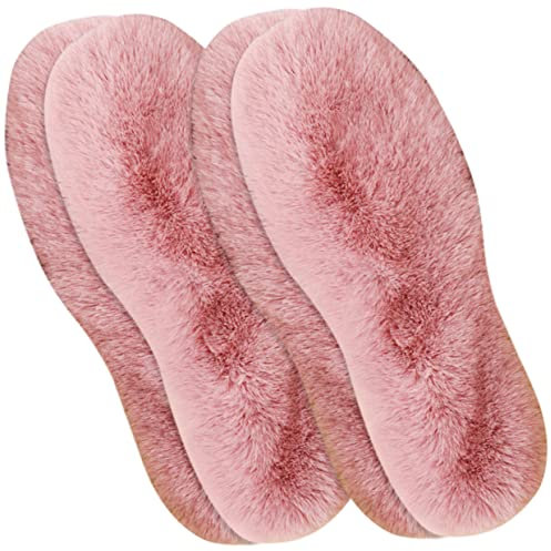 FOMIYES 4paare Warme Einlegesohlen Für Schuhe Flauschige Winterschuheinlagen Innensohlen Für Damen Herren Und Jugendliche Atmungsaktiv Und Rutschfest