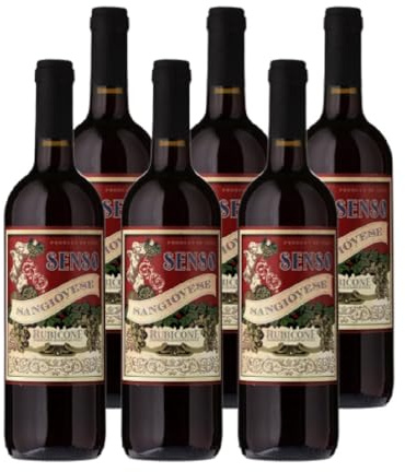Botter SPA, Senso, Vin Rouge Italien, Sangiovese, IGT Rubicon, 6x75cl