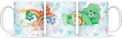 Glücksbärchis Tasse 330ml – Bunte Teetasse mit fröhlichem Design – Perfekt für Kaffee & Tee – Hochwertige Keramiktasse mit positiven Glücksbärchi-Motiven (7)