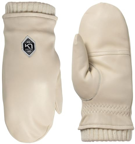 Kari Traa Damen Himle Handschuhe, off white, 8