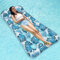 Luftmatratze Pool, PoolSpielzeug 4 In 1 Aufblasbare Wasserhängematte, Luftmatratze mit Sessel Matratzen Sitz Pool Zubehör,Wasserspielzeug für Erwachsene and Kinder (Blue, 165x83x15cm)