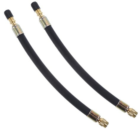 simarro 2 Stück Flexible Gummi Verlängerung Autoventil, Universelle Ventilverlängerung Tire Valve Extenders 20cm Reifen Ventil Verlängerung Adapter für Autos LKWs Motorräder Fahrräder