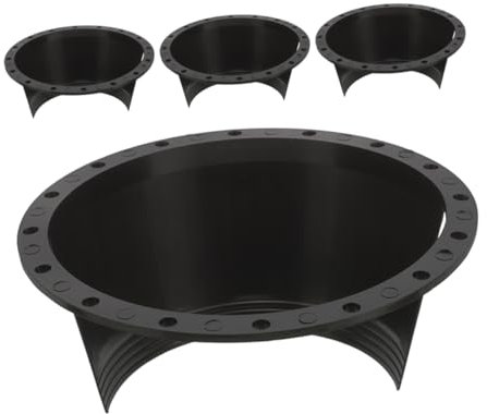 GRIRIW 4pcs Car Speaker Cover Speaker Gasket Ring Spacer Ring Adapter Car Parts