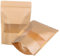 DOITOOL 50 Stück Bonbontüten Verschließbar Braunes Papier Lunchpapier Kekstüten Verpackung Braune Papiertüte Lebensmittel Großpackung Aufbewahrung Von Heißsiegelkeksen Mit