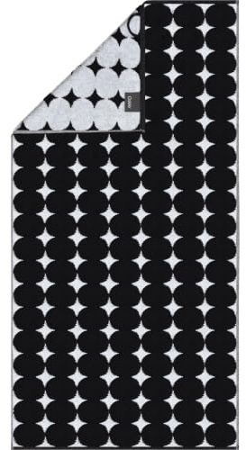 Cawö Handtücher Black&White Bubbles 6279 schwarz/weiß - 96