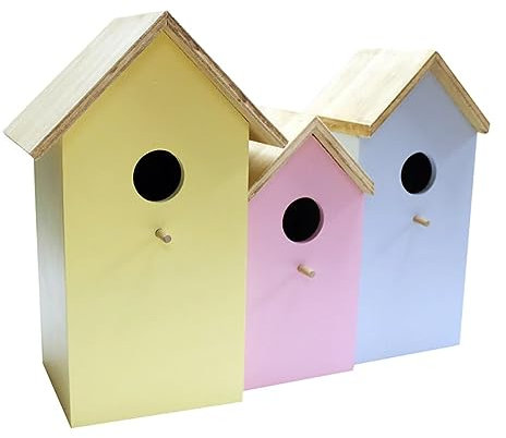 Natures Market BFNEST2 3-in-1 Nistkasten aus Holz, transparent, 33 x 25 x 13,5 cm