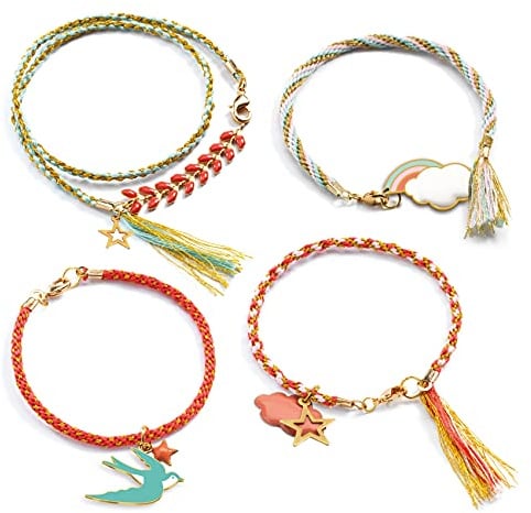 DJECO Schmuck- und Bastelset, Celeste Armbänder, 21 centimeters