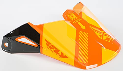 Fly Racing Kinetic Elite Onset Visier, Unisex, für Erwachsene, Orange, Einheitsgröße