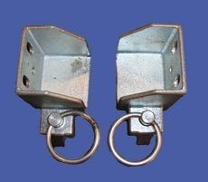 1 x Paletten Stop Set Endbeschlag/Endfitting für Airlineschiene/Zurrschienen