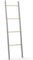 VonHaus Towel Ladder - Grey Blanket Ladder with Solid Rubberwood Rungs - Decorative Hanger for Towels, Clothes, Blankets & Throws - Rack for Bathroom, Living Room & Bedroom - Shrewsbury