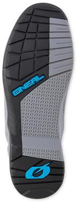 O'NEAL | Stivali Motocross | Enduro Motorcycle | Suola antiscivolo per la massima aderenza, zona tallone ergonomica, fodera perforata | Stivali RMX | Adulto | Nero-Grigio | Taglia 44