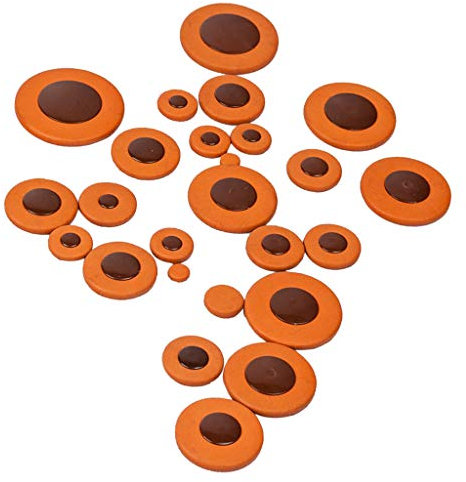 25Pcs Universal Saxophonpolster Set für Alt Saxophon, Altsaxophon Polster Set, in verschiedenen Größen