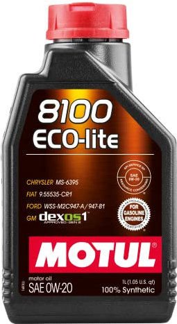 Olio Auto Motul 8100 Eco-Lite 0W20 - 1 lt