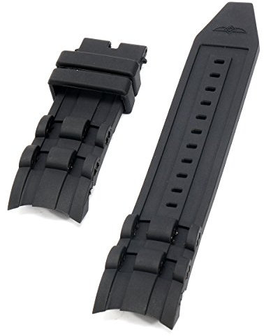 ROUHO Ersatz 220Mm 26Mm Schwarz Kautschuk Band Uhrenarmband Für Invicta Pro Diver