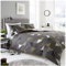 GC GAVENO CAVAILIA Printed Duvet, Reversible Bed Set, Polycotton Quilt Covers, Marco-Grey, Double