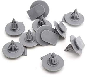 YONGYAO 10 Stück Kunststoff-Radzierblenden Halter Clip Seite für BMW Mini Cooper 02-12 grau