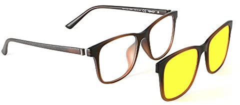 PRiSMA VARiA 1 - Brille mit Blaulicht-Magnet-Frontfilter DRiVE85 - AUTOFAHRER - bluelightprotect - VA1923D