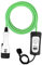 Masterplug Chargepoint Home EV Charging Cable, Type 2, 5 Metre, Mode 2, 3-Pin Plug Green