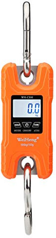gulang-keng Mini-Kranwaage Tragbare 500 kg / 1000 lb Hochleistungs-Digital-Hängewaage LCD-Display mit Hintergrundbeleuchtung für den heimischen Bauernmarkt Angeln Jagen