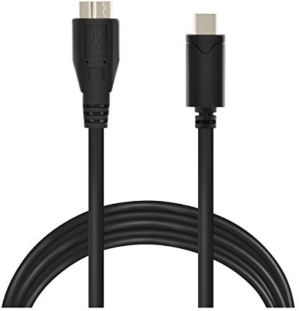 Vebner Câble USB Type-C 3.1 vers Micro-B SuperSpeed 6,1 m noir