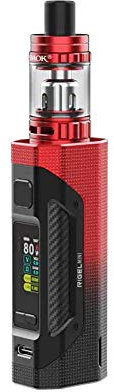 SMOK | Rigel Mini 80W Kit | Single 18650 | 2Ml Tfv9 Mini Tank (Black/Red) (Pack of 1)