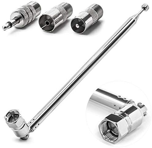 iFreGo DAB2 DAB Antenne, Radio UKW Auto antenne für stereoanlage, 75 Ohm fm antenne Ersatz F Stecker FM Antenne, Autoradio Mit Stabantenne autoantenne dachantenne für Radio