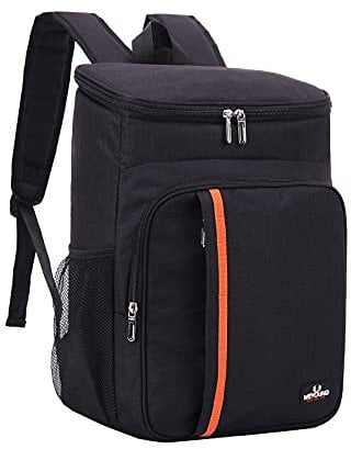 Mochila Nevera Isotermica Térmica de Refrigeración Bolsa Porta Alimentos Genial para el Playa, Almuerzo, Picnics, Senderismo (Negro)