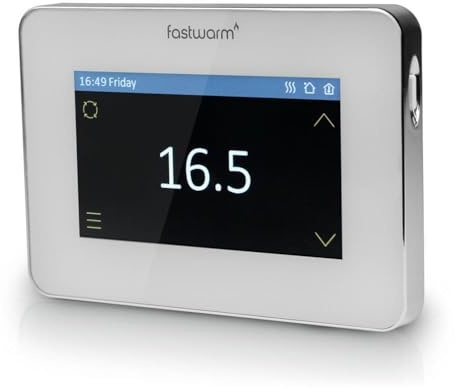 Fastwarm® Touchscreen Thermostat - WHITE (16amp)