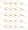 OSALADI Clips De Conectores de Ara?a Clips Bowtie Pines: 200Pcs Chandelier Lámpara Parte Conectores Clips Metal Clips Sujeción Piezas Gancho para de Ara?a Dorado Clips De Reemplazo De Lámpara