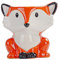 predolo Cartoon Keramik Pflanze Sukkulenten Pflanzer Schreibtisch Blumentopf, Fuchs 8x7x7.5cm