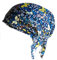 Cool4 Sommer Kopftuch Strand Bandana Meer Beanie Sonne Sonnenschutz Mütze Chemo Cap A04 (Navy mit gelb blauen Schmetterlingen)