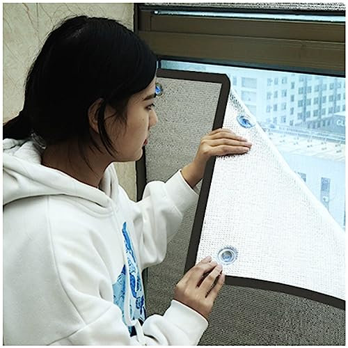 Reflektierende Fensterfolie,aluminiumfolie Isolierfolie,totale Vollverdunkelnde Sichtschutz Fensterfolie,sonnenschutzfolie,glas Tönungsfolie,für Dachfenster/balkon/sonnenraum,WxH-80x120cm/31*47in