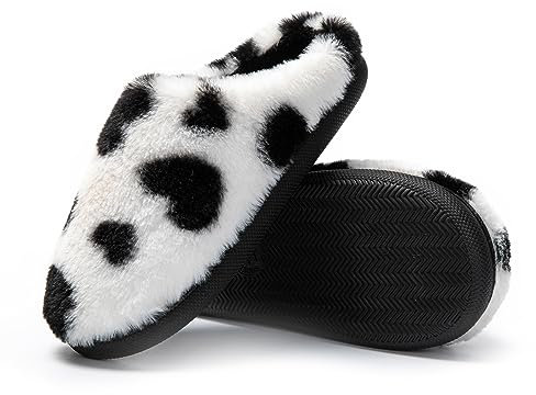 JOMIX Pantofole Donna Invernali Ciabatte Calde da Casa per Ragazza Scarpe Termiche Slip On Pelose Comode da Inverno Pelliccia Morbide MD8538 (Bianco, 36)