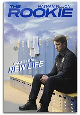 xze The Rookie TV-Serie, Poster, Raumdekoration, Leinwand, Poster, ästhetischer Posterdruck, Wandkunst, Dekoration, Poster, 30 x 45 cm, ungerahmt