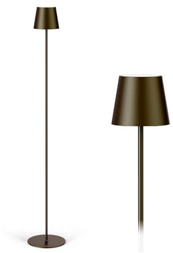 Classica 3 Floor - Kabellose Stehlampe - Wiederaufladbare Stehlampe mit 3 Höhen - Einstellbares LED-Licht (Dimmer) durch Berührung - Lange Lebensdauer - Innen- und Außenbereich - Tropisches Schwarz