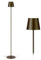 Classica 3 Floor - Kabellose Stehlampe - Wiederaufladbare Stehlampe mit 3 Höhen - Einstellbares LED-Licht (Dimmer) durch Berührung - Lange Lebensdauer - Innen- und Außenbereich - Tropisches Schwarz