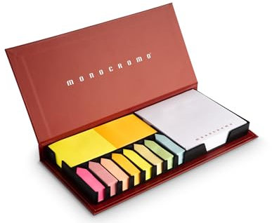 Pigna, Blocchetti adesivi MISTER MEMO KIT in cofanetto, foglietti adesivi, colori assortiti, f.to confezione 23x11x2 cm., 1