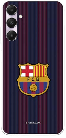Schutzhülle für Samsung Galaxy A05s, FC Barcelona, gestreift, Blaugrana, transparent, zum Schutz Ihres Handys, flexible Silikonhülle, offizielle FC Barcelona Lizenz