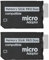 Skywin Memory Stick Pro Duo Adapter - 2 Pack Card Reader for PSP Memory Card Duo Adapter, Easy-to-Use Card Holder Compatible with Playstation Card, Camera, or Handycam