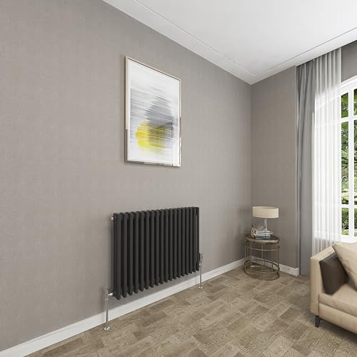 Sky bathroom 600x830mm 3 Column Radiator Horizontal Black Cast Iron radiato Traditional Central Heating Radiator