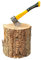 Large Heavy Duty Firewood Chopping Cutting Log Splitting Fire Wood Chop Making Kindling Block Logs Stump Base - Suitable for Garden Stool Making & Rustic Wedding Event Occasion Feature - 2