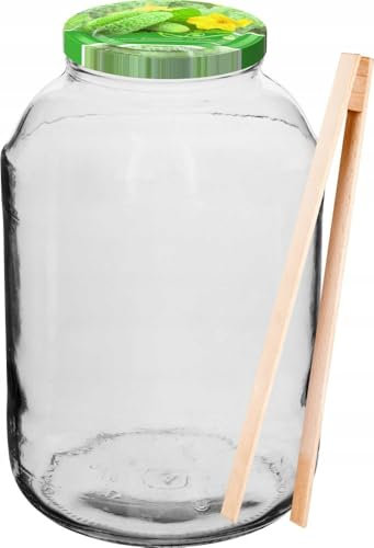 Browin Glass jar 4l + Farbkappe + Gabel oder Zange