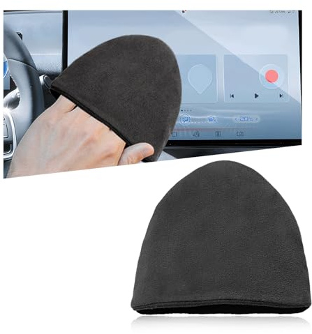 Ohleats Car Screen Cleaner, Microfiber Cleaning Pad | Lint-Free & Scratch-Safe, Glove-Style Wear, Wet/Dry Dual-Use, Foldable Portable, For Car/Phone/Tablet/Laptop/TV
